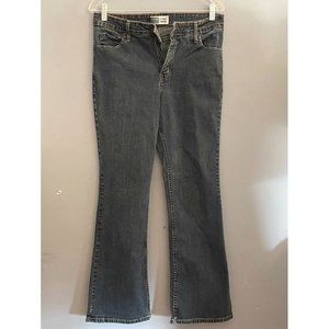 Levis Strauss & Co. Singature Misses Blue Jeans Size 12 M At Waist Boot Cut